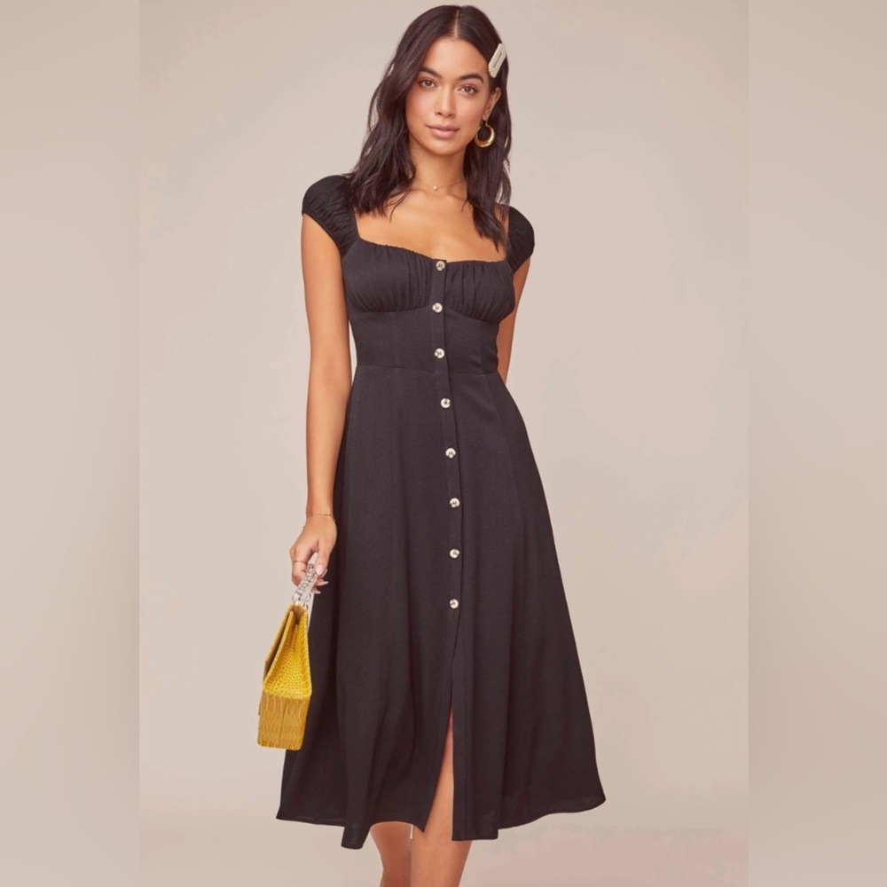 astr the label bonjour dress xs black